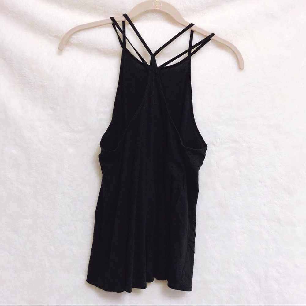 Hollister Hollister Black Strappy Racerback Tank … - image 2