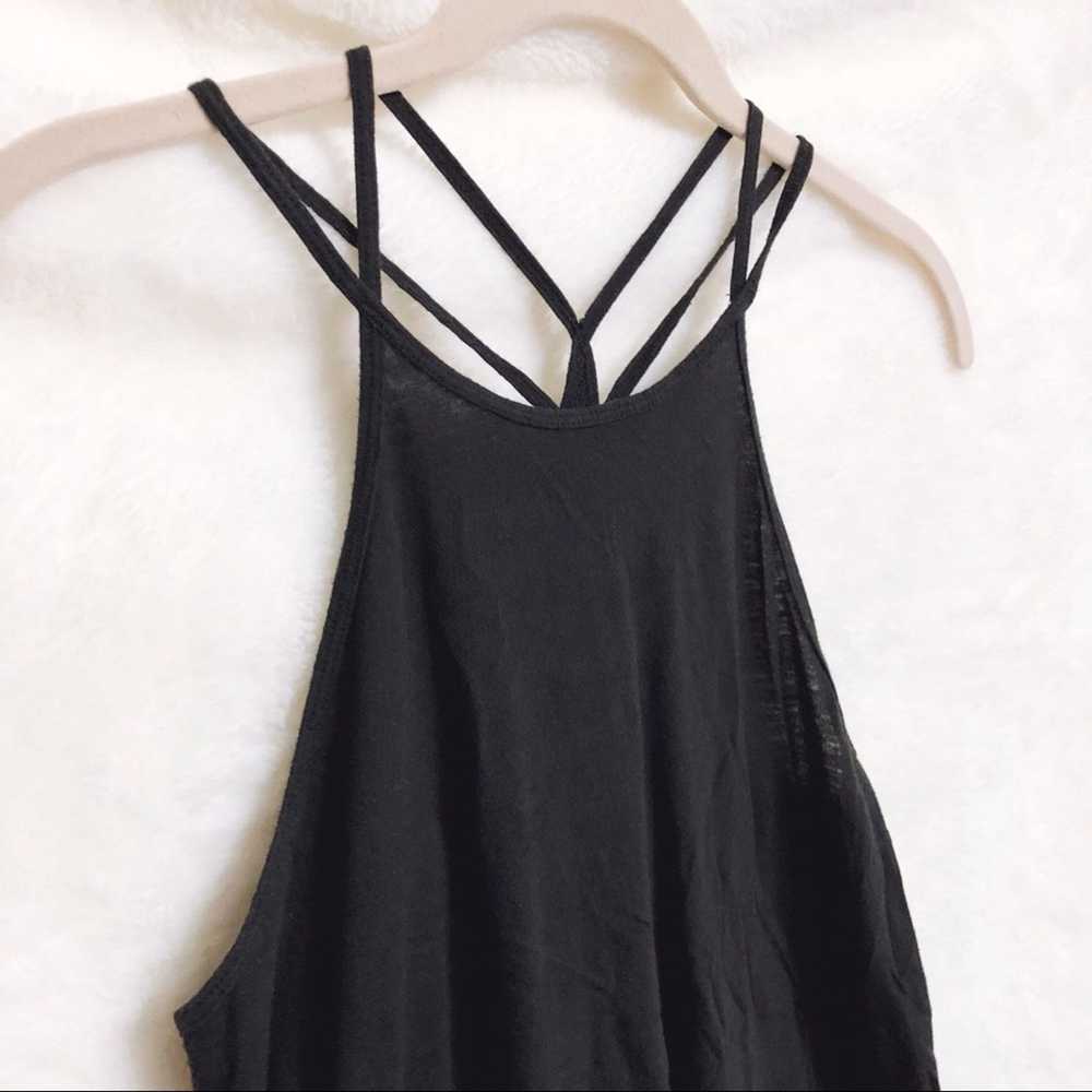 Hollister Hollister Black Strappy Racerback Tank … - image 5