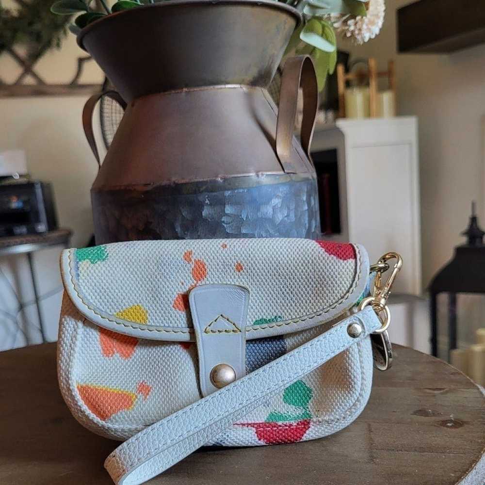 Vintage Dooney and Bourke clutch wristlet Multi C… - image 1