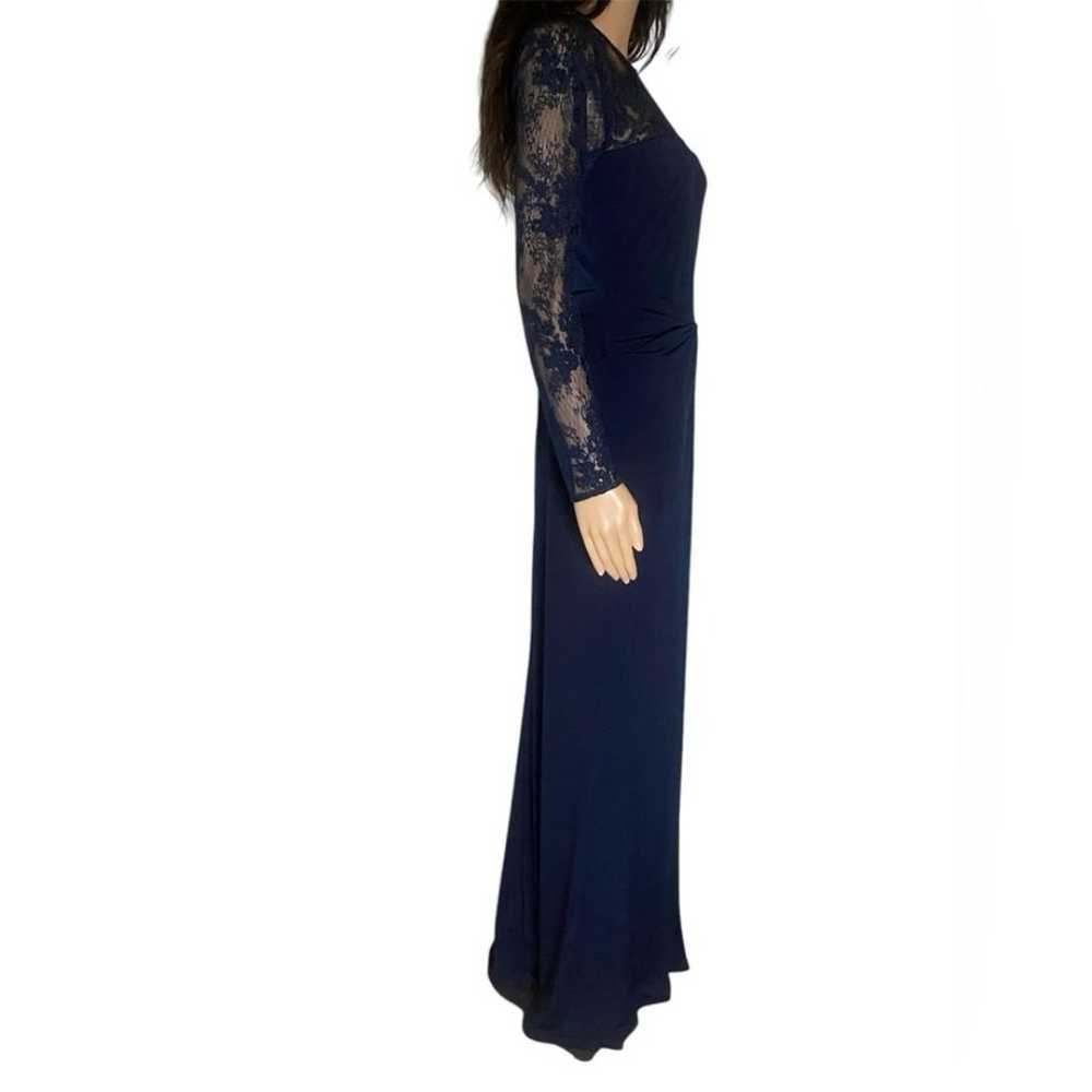 David Meister Gown with Lace Sleeves - image 2