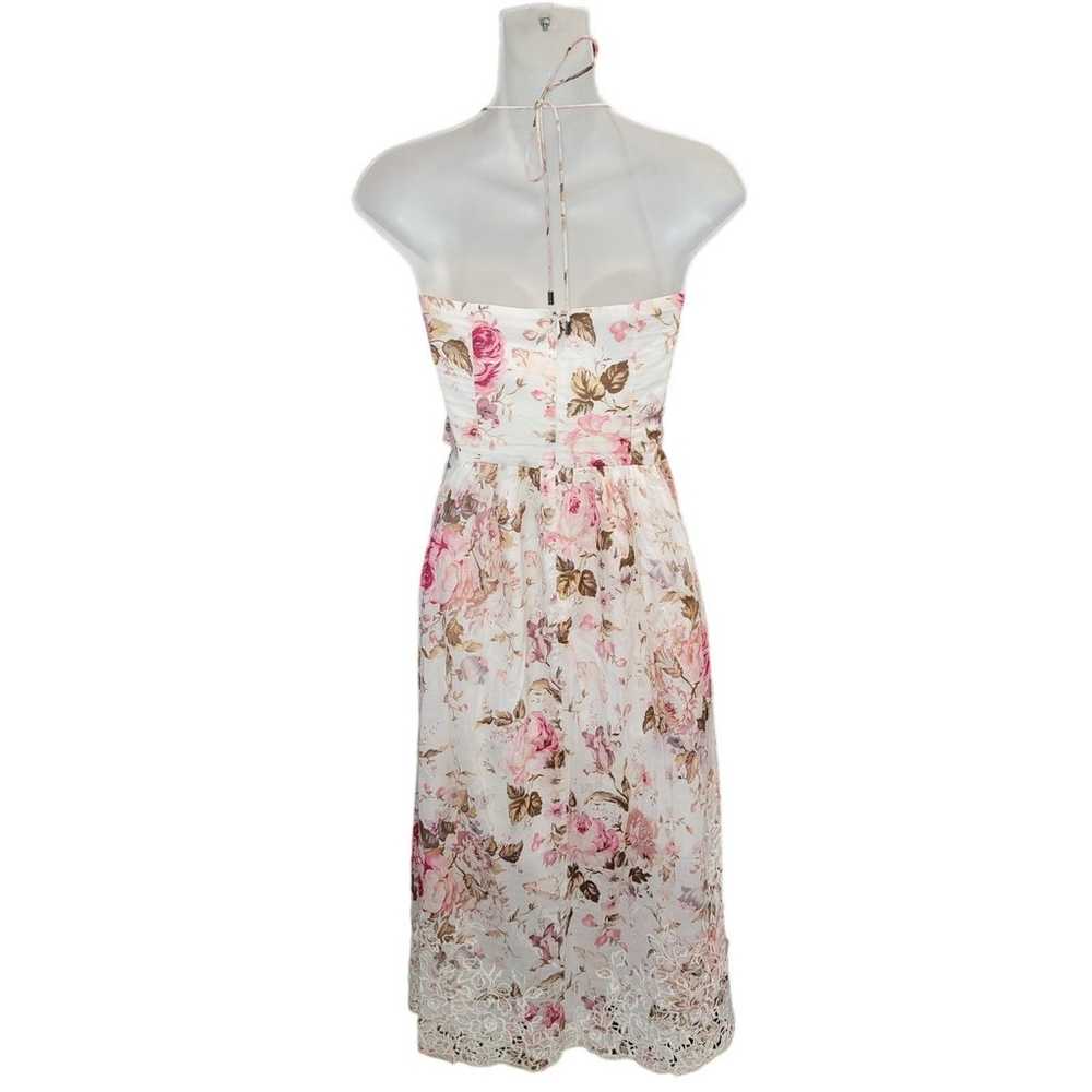 Zimmerman Fab Eden Dress Cream Floral size 0 Stra… - image 3