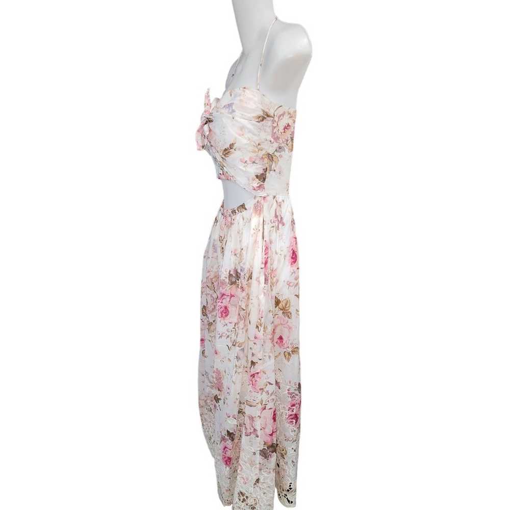 Zimmerman Fab Eden Dress Cream Floral size 0 Stra… - image 4