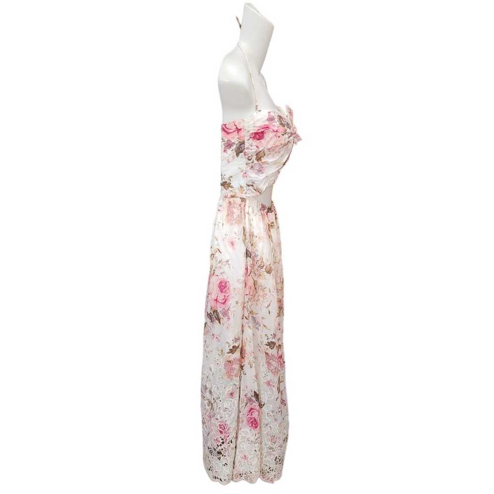 Zimmerman Fab Eden Dress Cream Floral size 0 Stra… - image 5