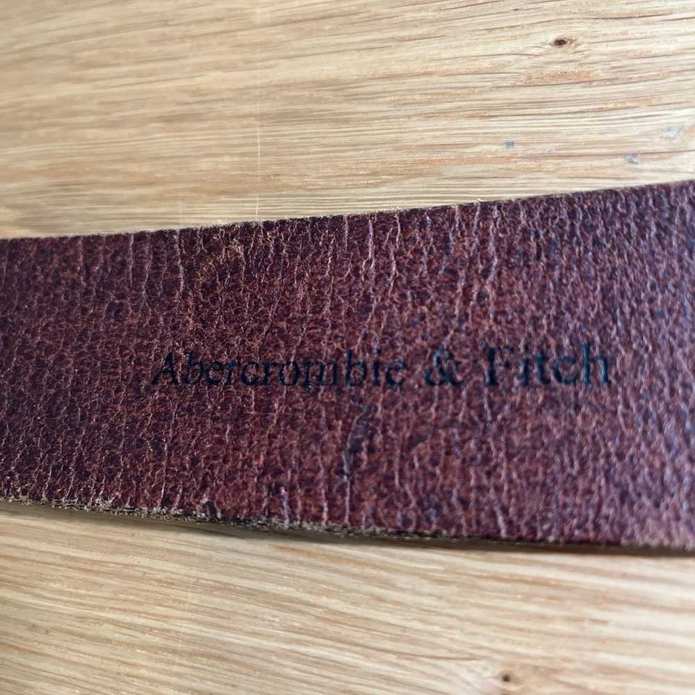 Vintage Abercrombie & Fitch Leather Belt - image 3