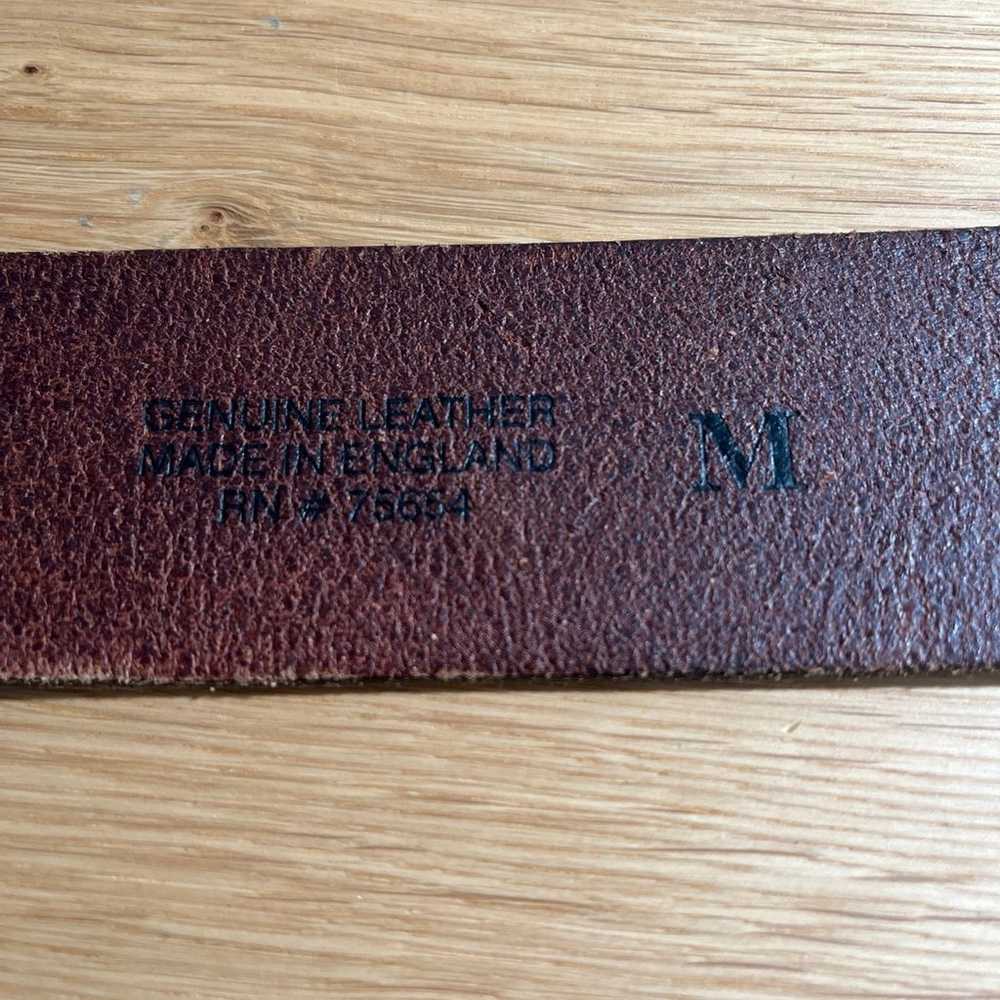 Vintage Abercrombie & Fitch Leather Belt - image 4