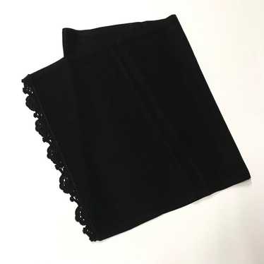 Black | Kimono shawl, lace shawl, shoulder wrap, … - image 1