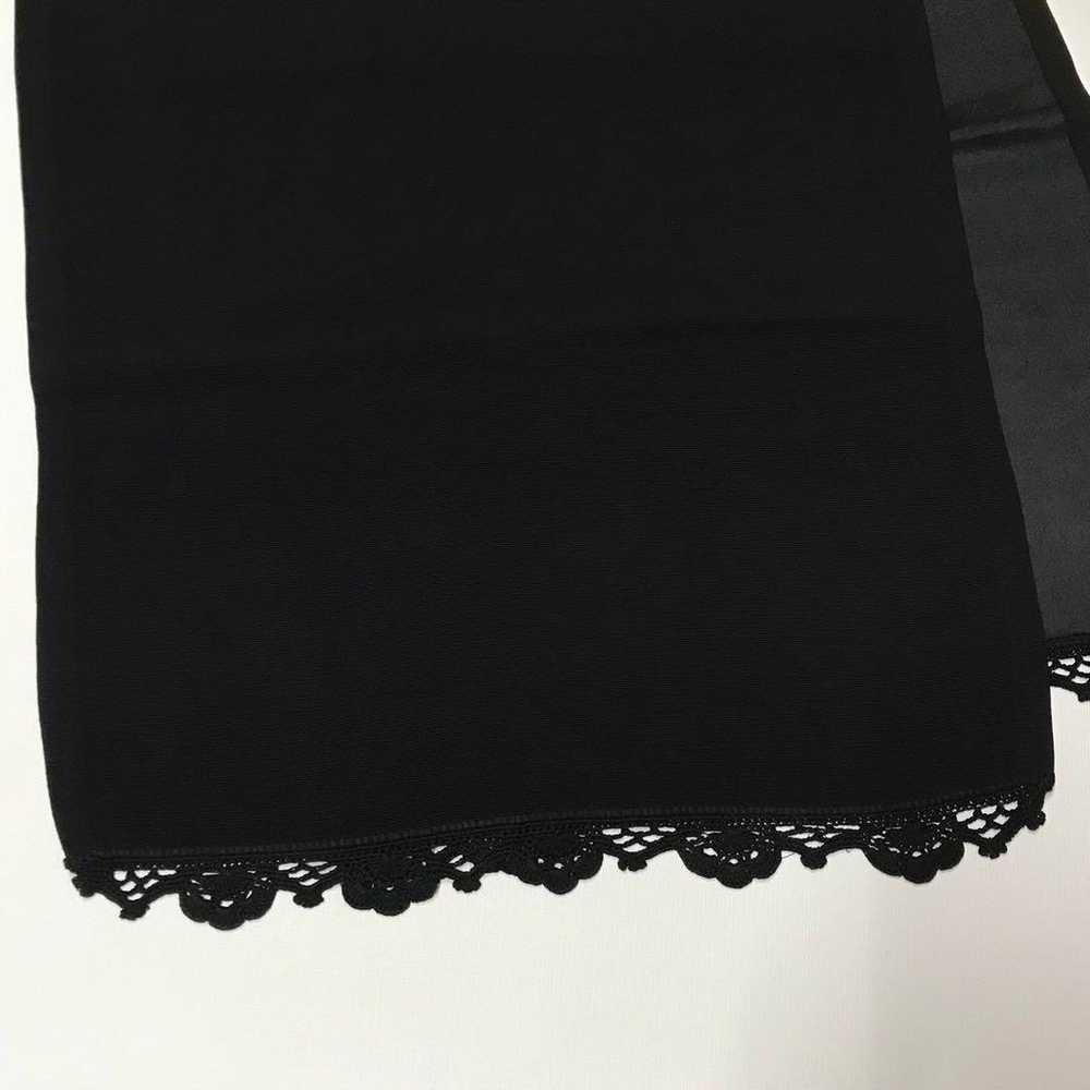 Black | Kimono shawl, lace shawl, shoulder wrap, … - image 4