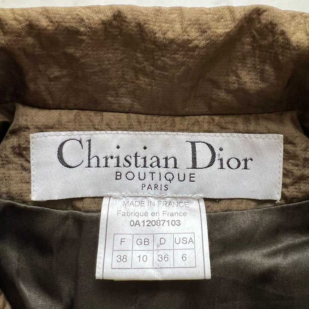 Rare item✨️ Christian Dior Galliano era zip-up sh… - image 9