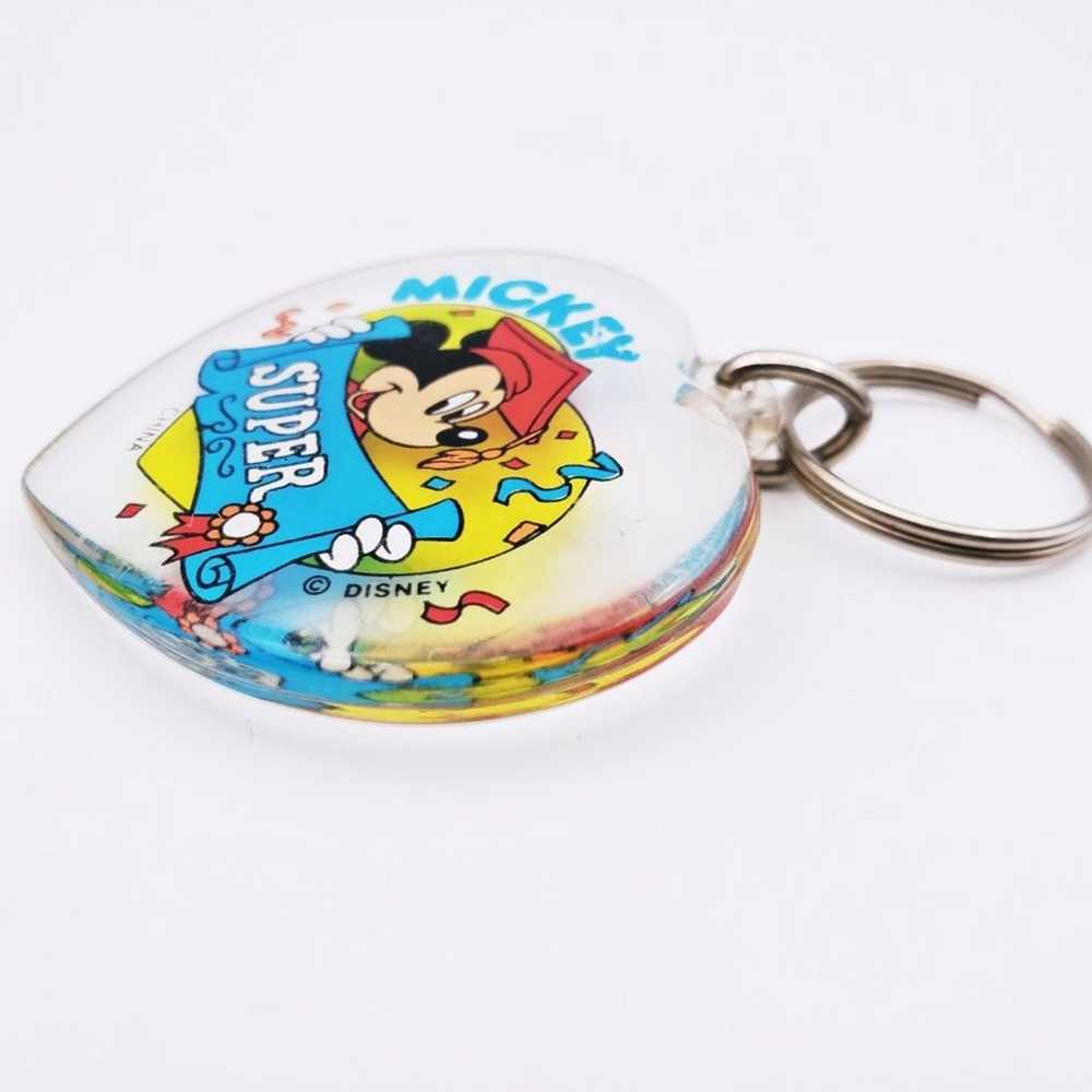 Vintage Disney Graduation Mickey Mouse Heart Keyc… - image 3