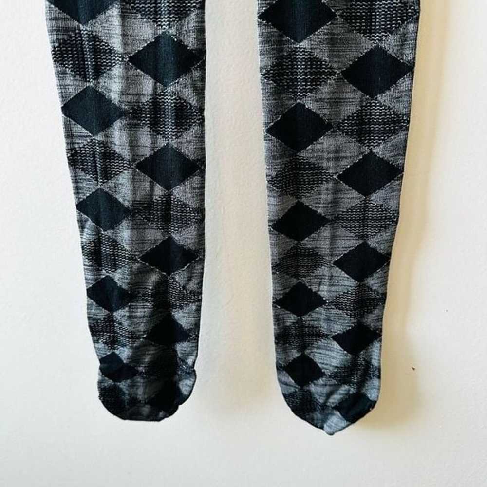 Vintage Worthington Black & Gray Diamond Pattern … - image 3