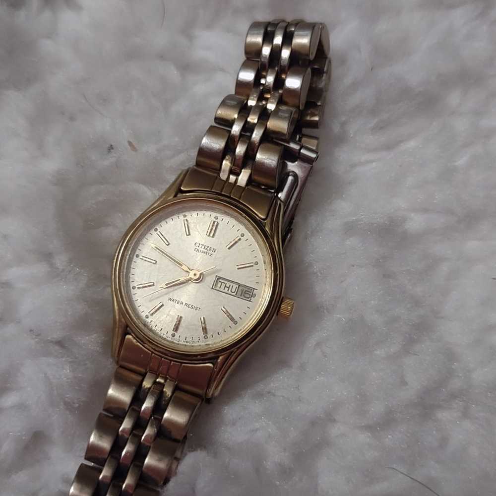 Citizen Vintage Two Tone Working Watch - image 2