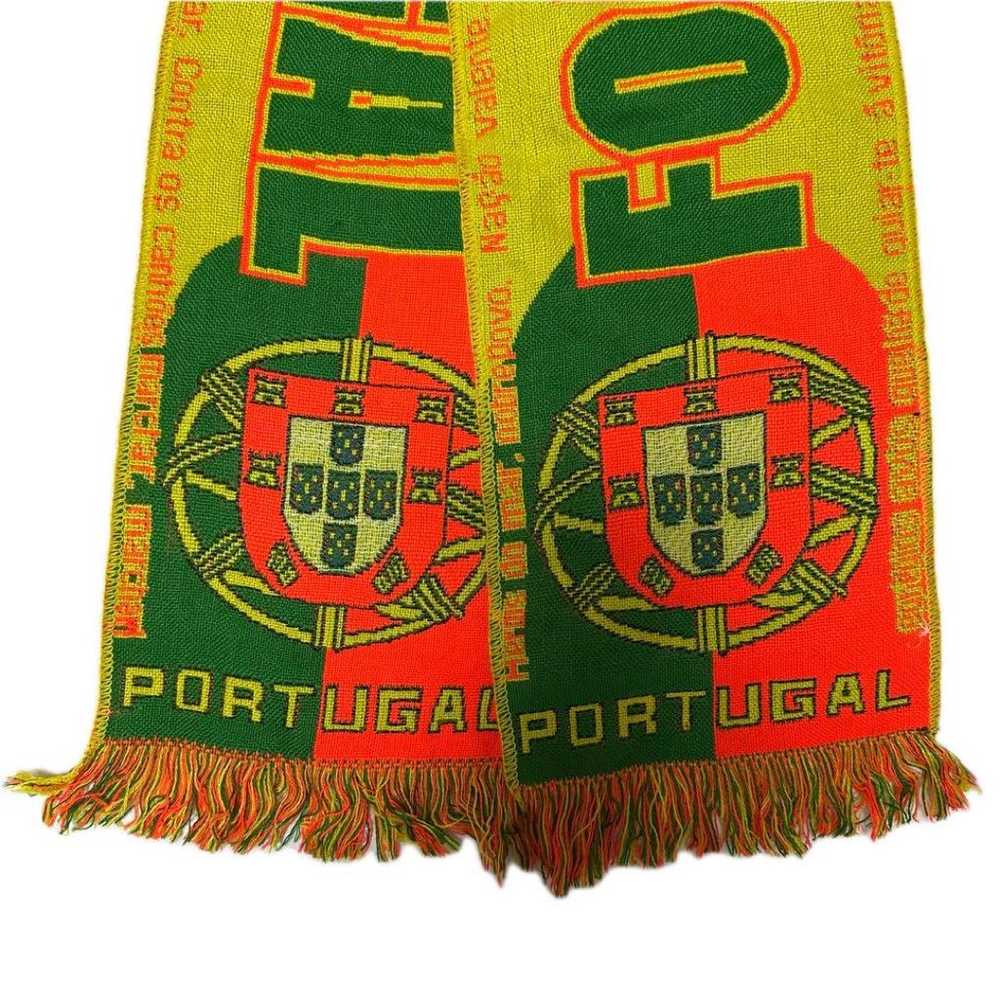 Vintage soccer scarf Portugal National Team FORÇA… - image 2