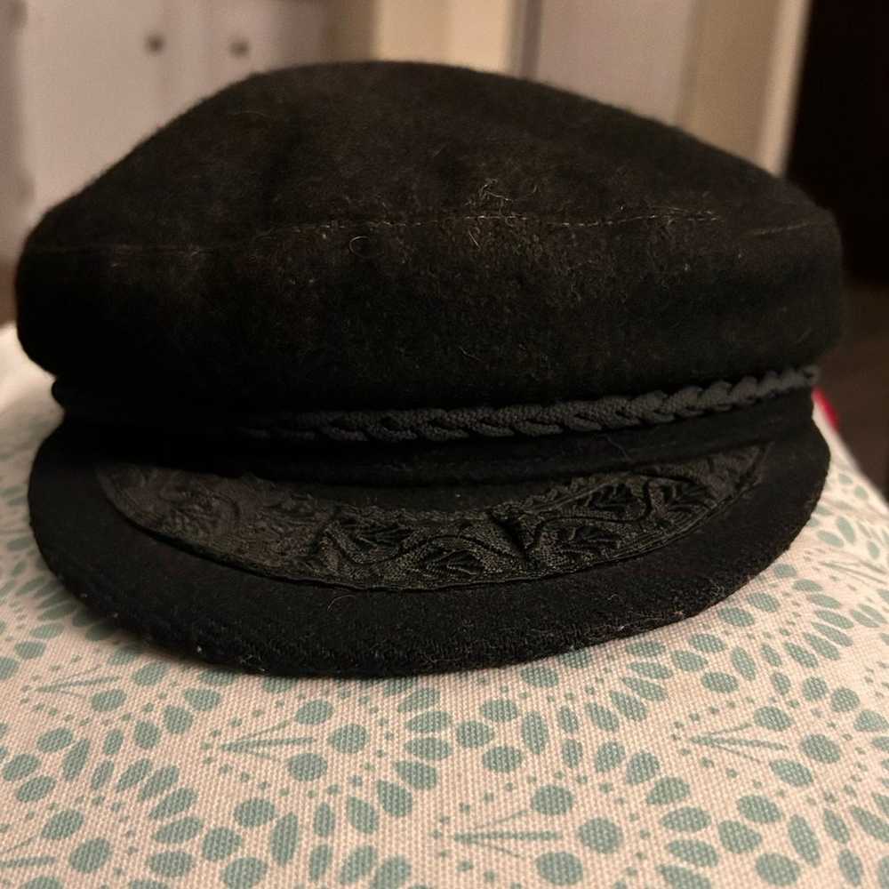 Vintage woolen Captain/Sailor hat - image 3