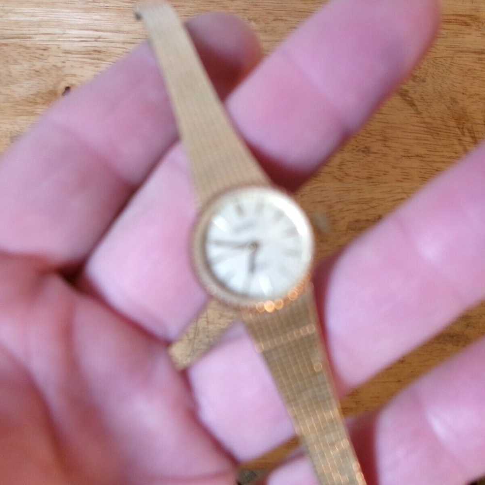 Vintage Benrus Women’s round Quartz Dress Watch G… - image 3