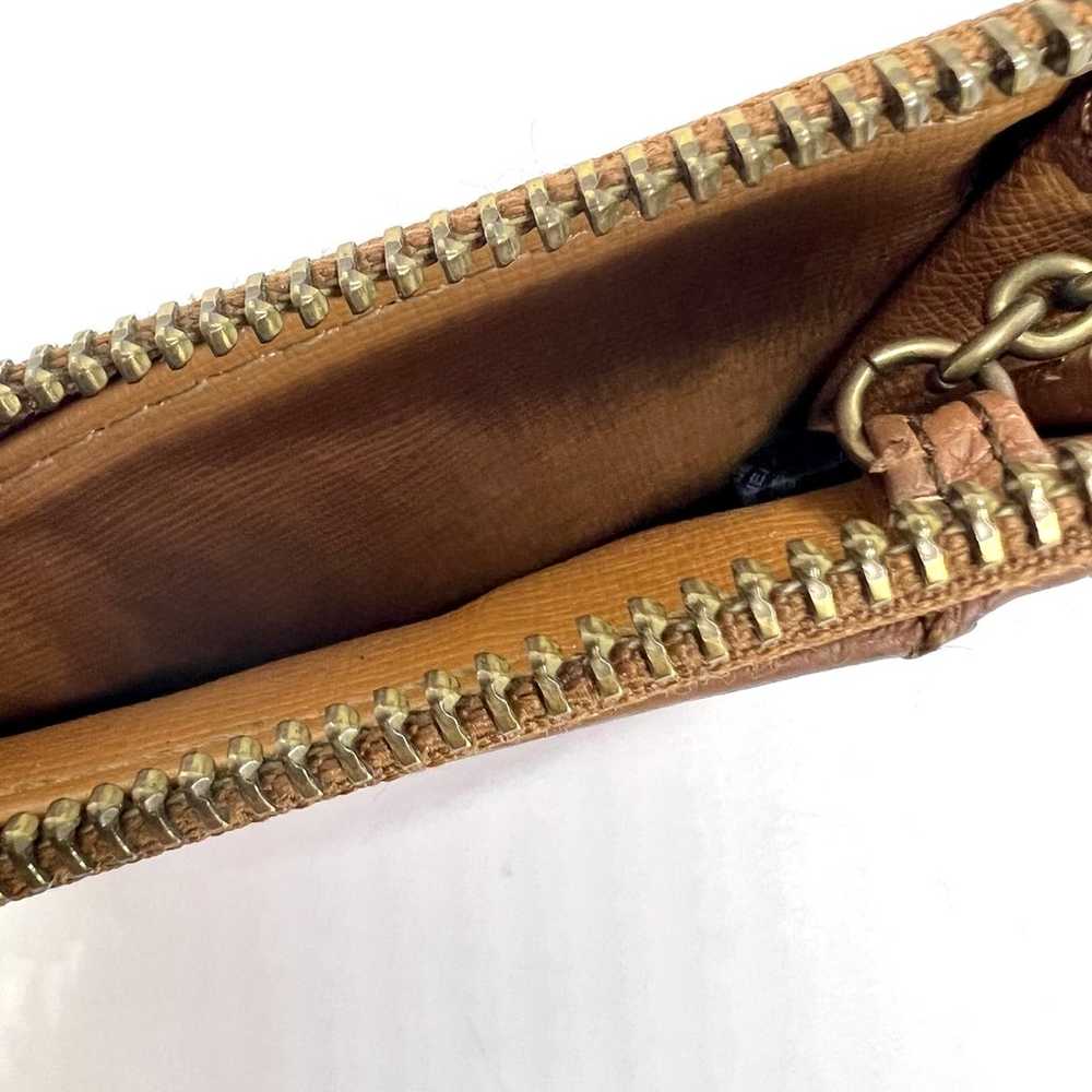 FOSSIL~VINTAGE~Brown Leather Mini Clutch Bag - image 5