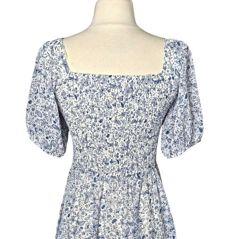 Jessica Simpson Ditsy Floral Midi Dress in Blue S… - image 5