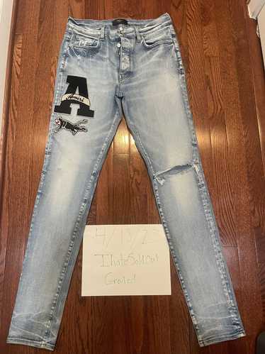 Amiri Amiri Varsity Patch Jeans