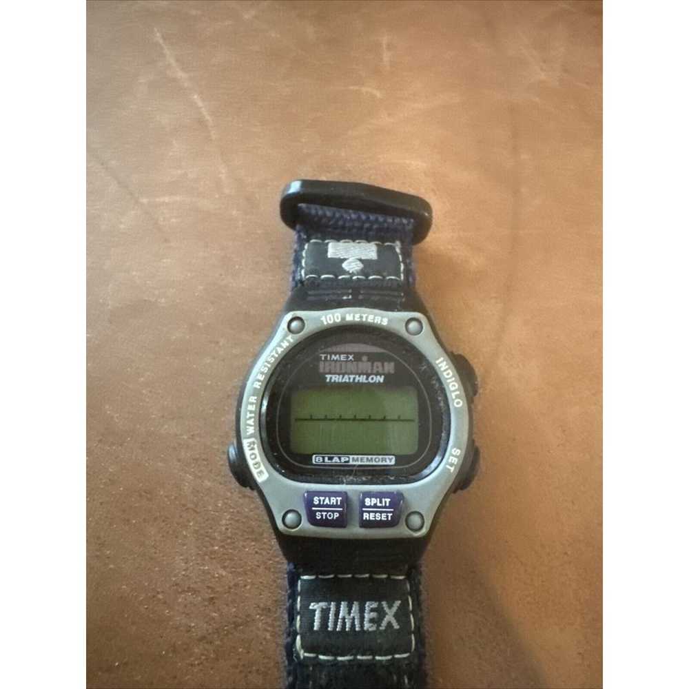 Vintage Timex Digital Quartz Watch Ironman 100m A… - image 4