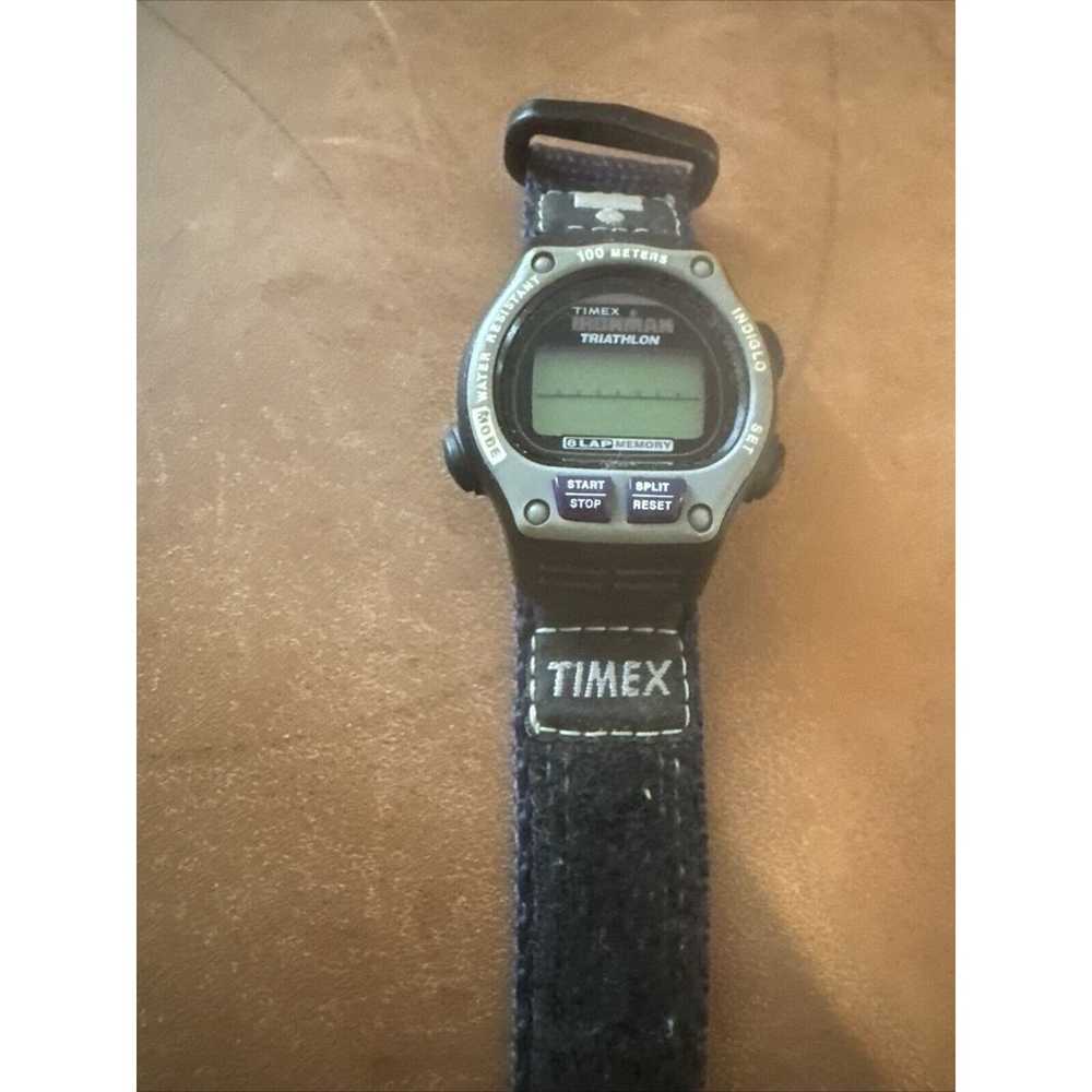 Vintage Timex Digital Quartz Watch Ironman 100m A… - image 5