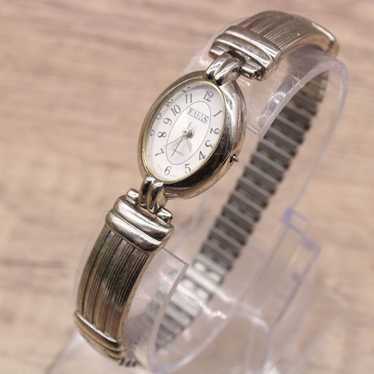 Vintage Falls Creek Watch Womens Silver Tone Stai… - image 1