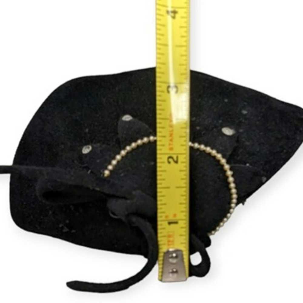 Vintage Black Velour Pinch Hat - image 12