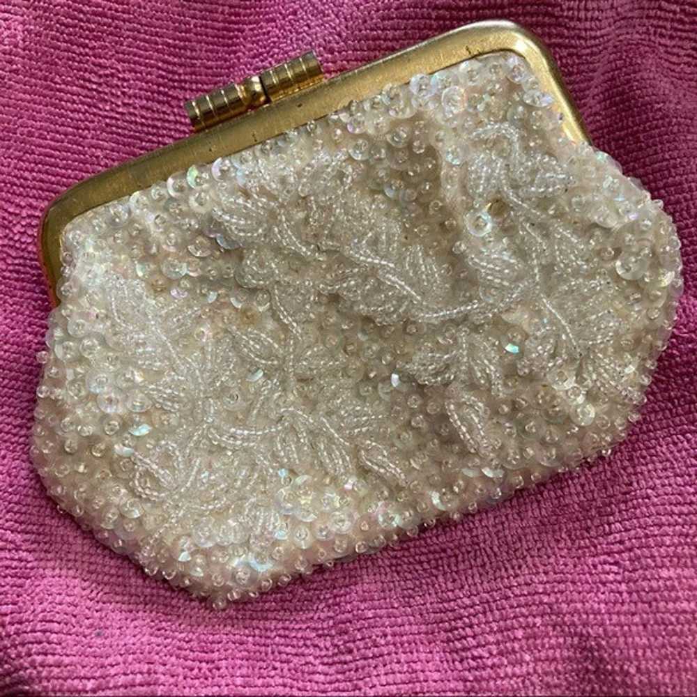 Vintage Beaded Coin Purse - image 2