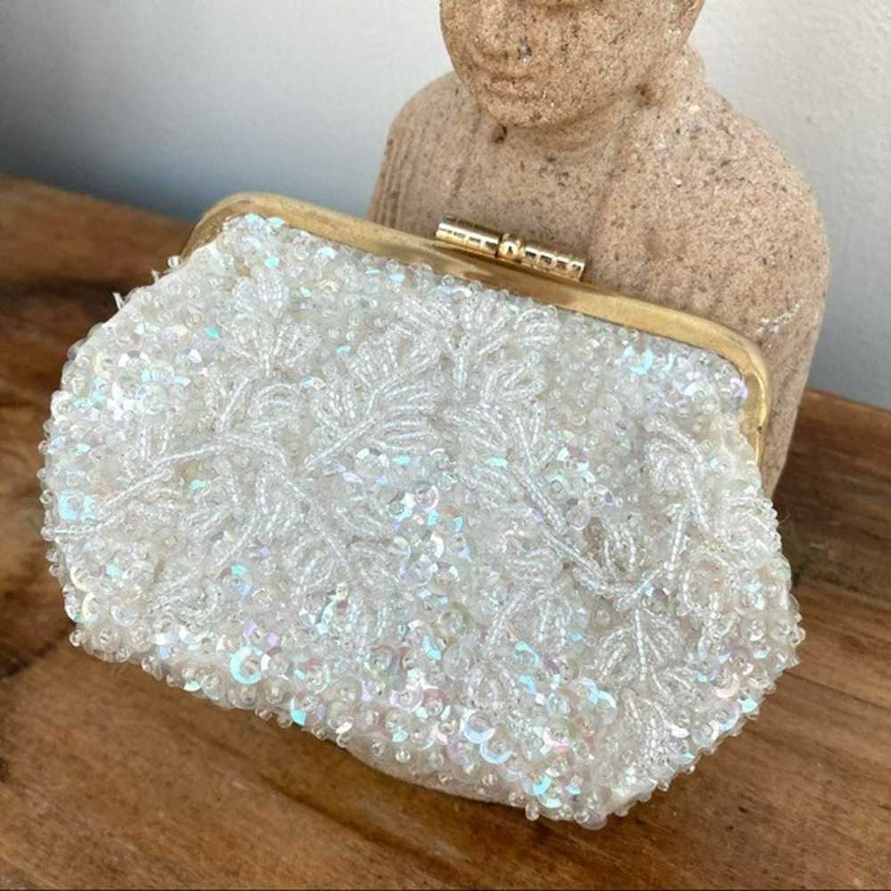 Vintage Beaded Coin Purse - image 3