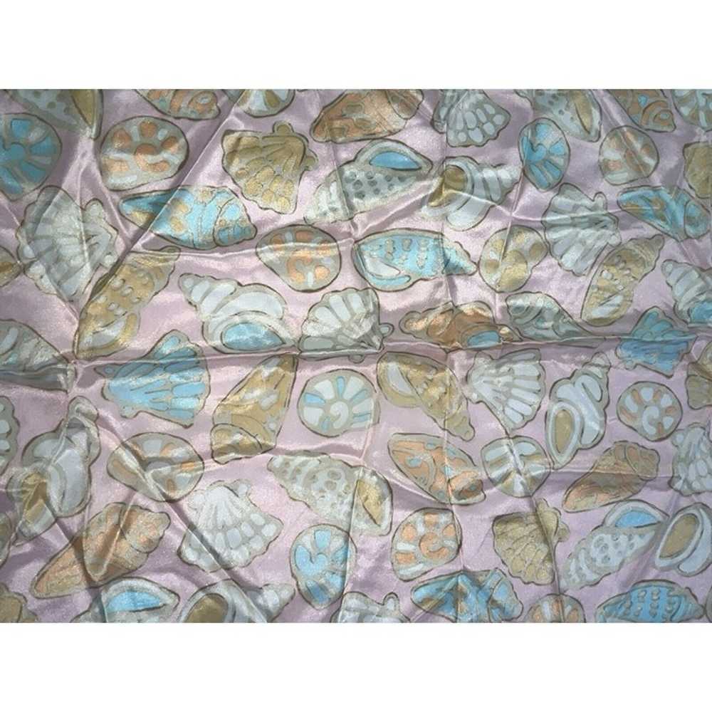 6 Vintage Head Neck Scarf Lot Printed Silk 1950 6… - image 5