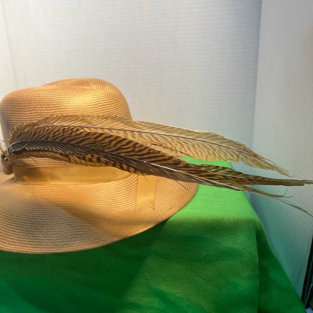 Vintage Adolfo Pheasant Feather Hat - image 8