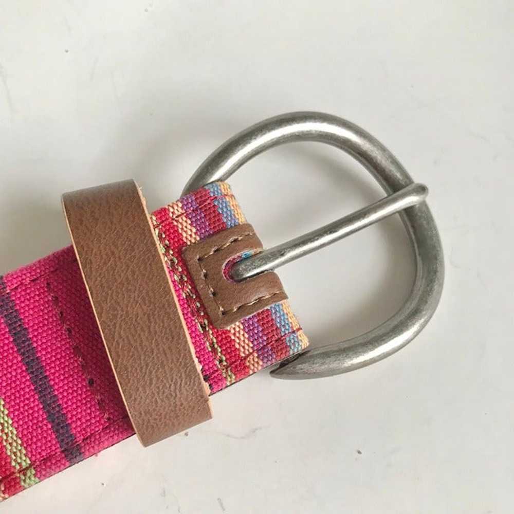 Vintage Guatemalan Mayan Cotton Belt Womens Size … - image 10