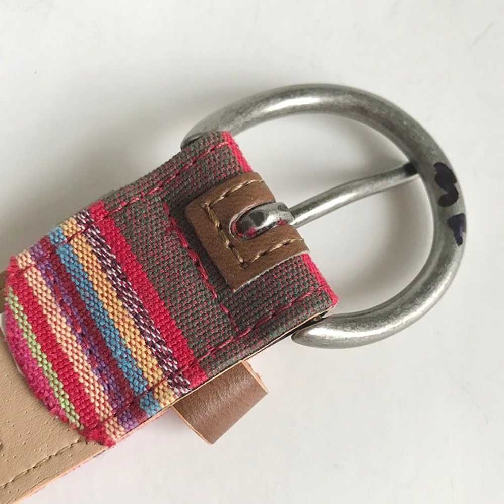 Vintage Guatemalan Mayan Cotton Belt Womens Size … - image 11