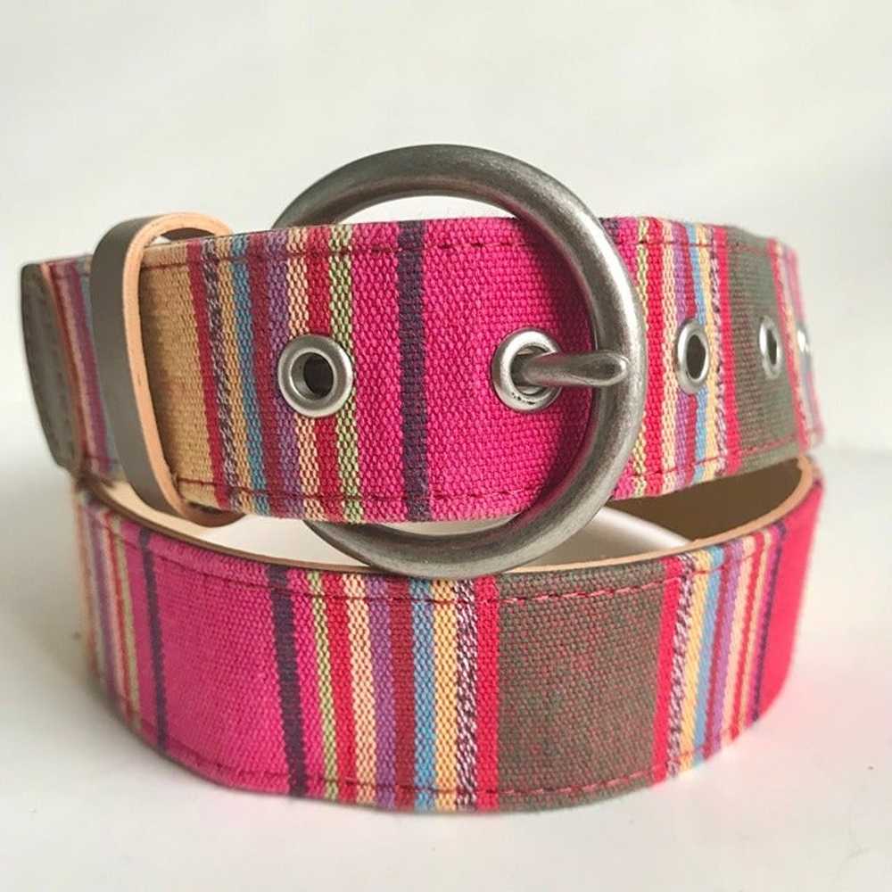 Vintage Guatemalan Mayan Cotton Belt Womens Size … - image 2