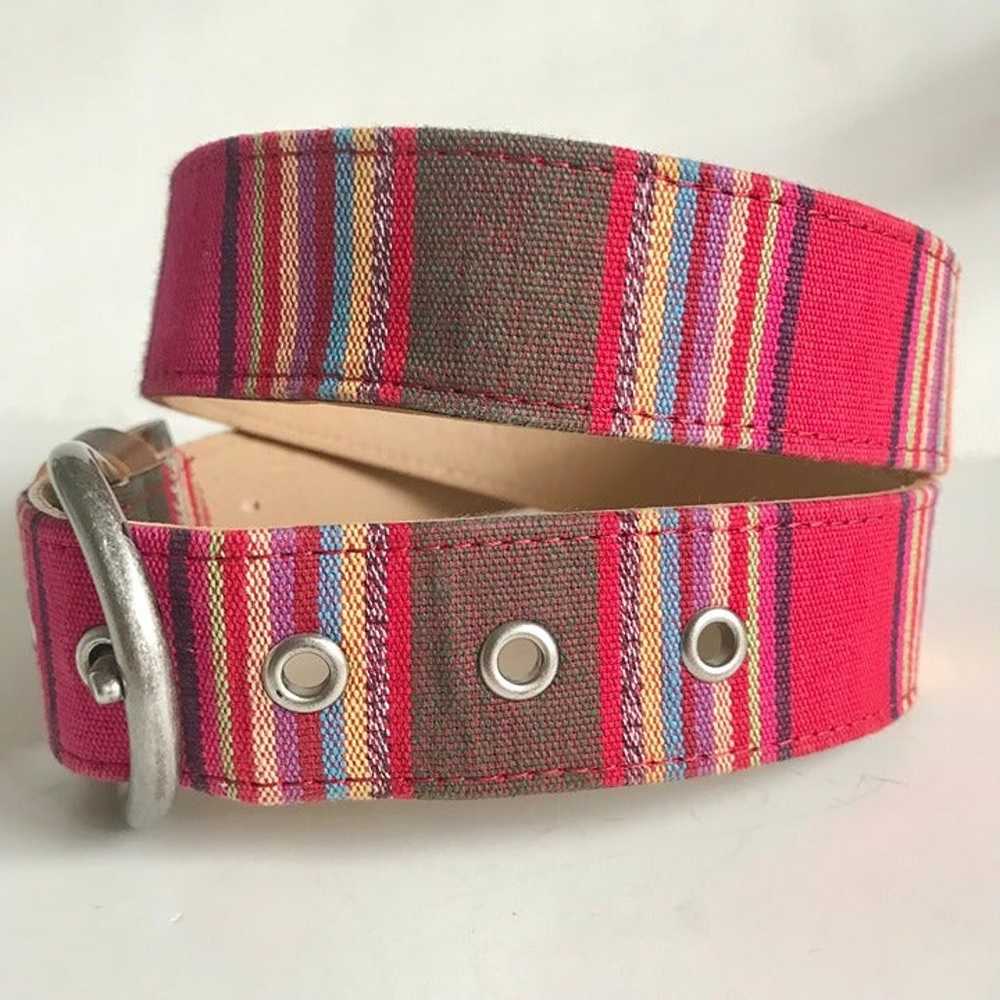 Vintage Guatemalan Mayan Cotton Belt Womens Size … - image 5