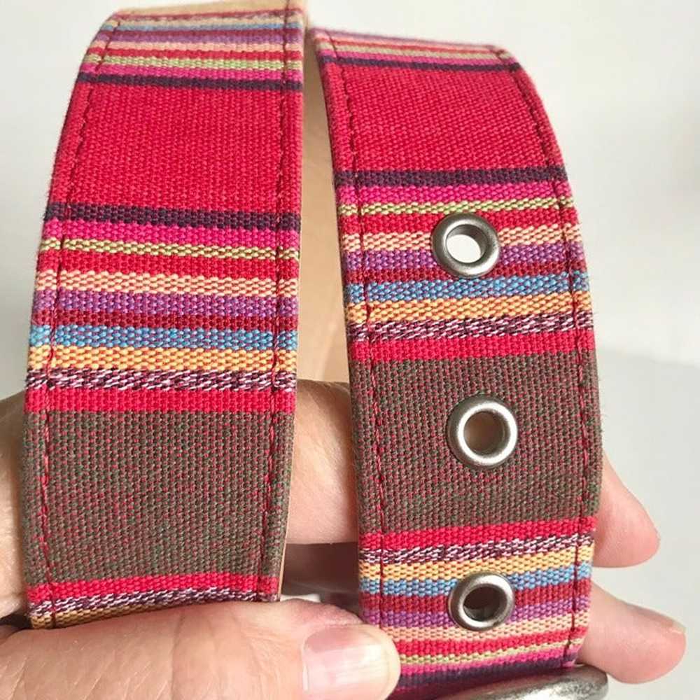 Vintage Guatemalan Mayan Cotton Belt Womens Size … - image 7