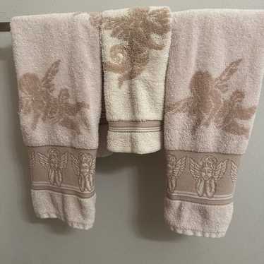 Vintage! Holiday Angel , Hand towels, and washclo… - image 1