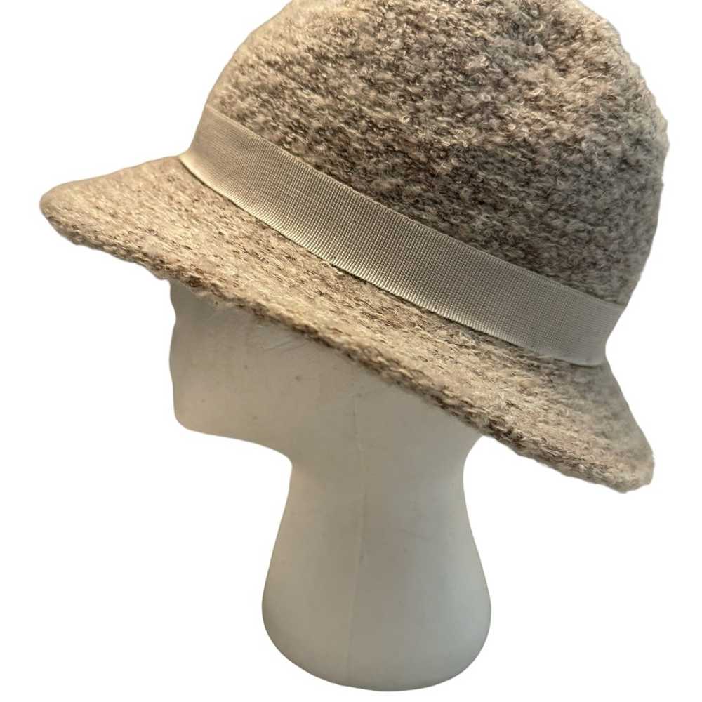 Vintage Italian Wool Cream Beige Tweed Women’s Fe… - image 2