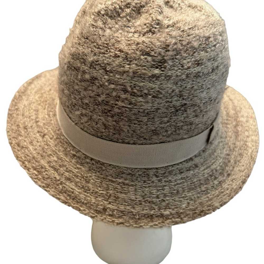 Vintage Italian Wool Cream Beige Tweed Women’s Fe… - image 3