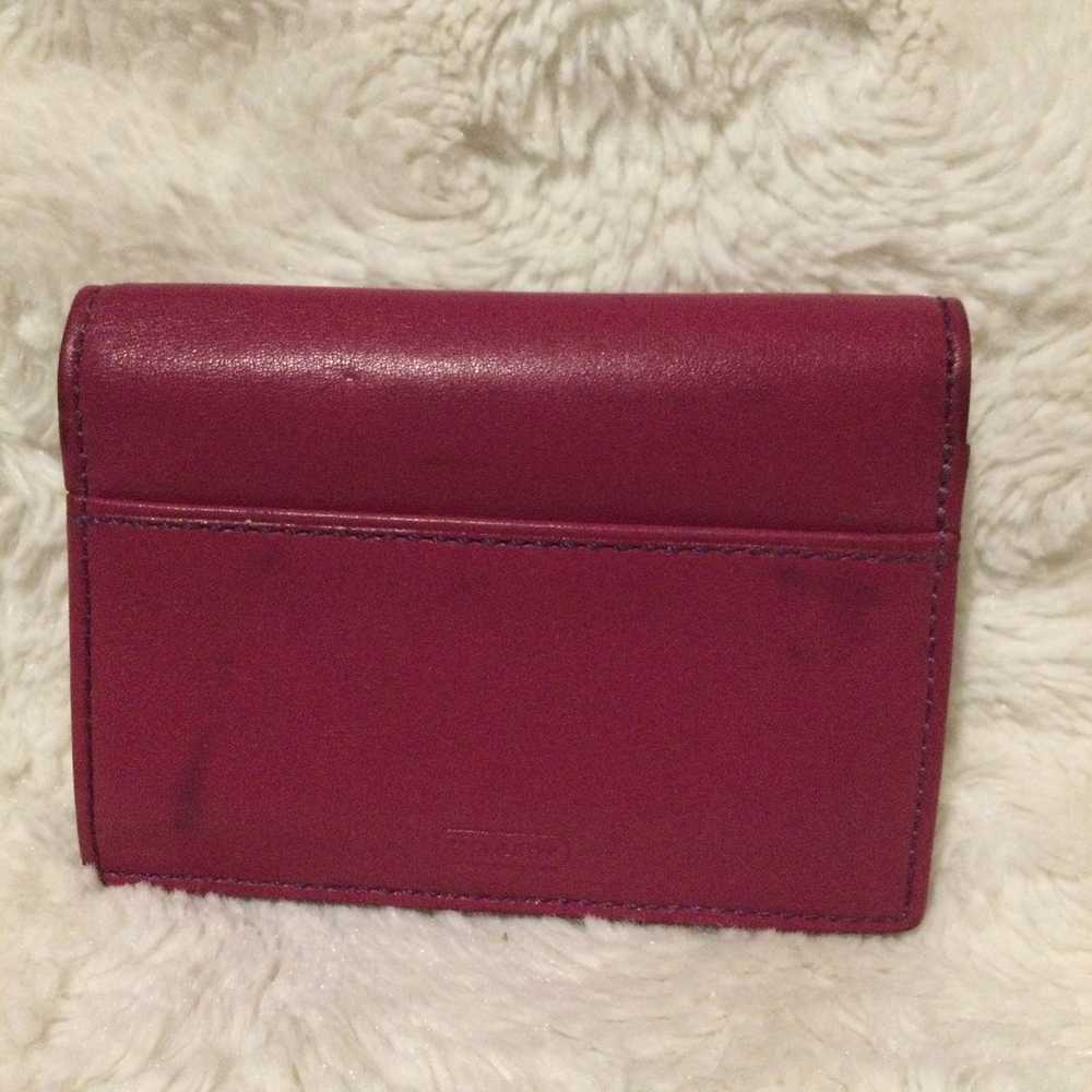 Vintage Pink Leather COACH WALLET - image 2