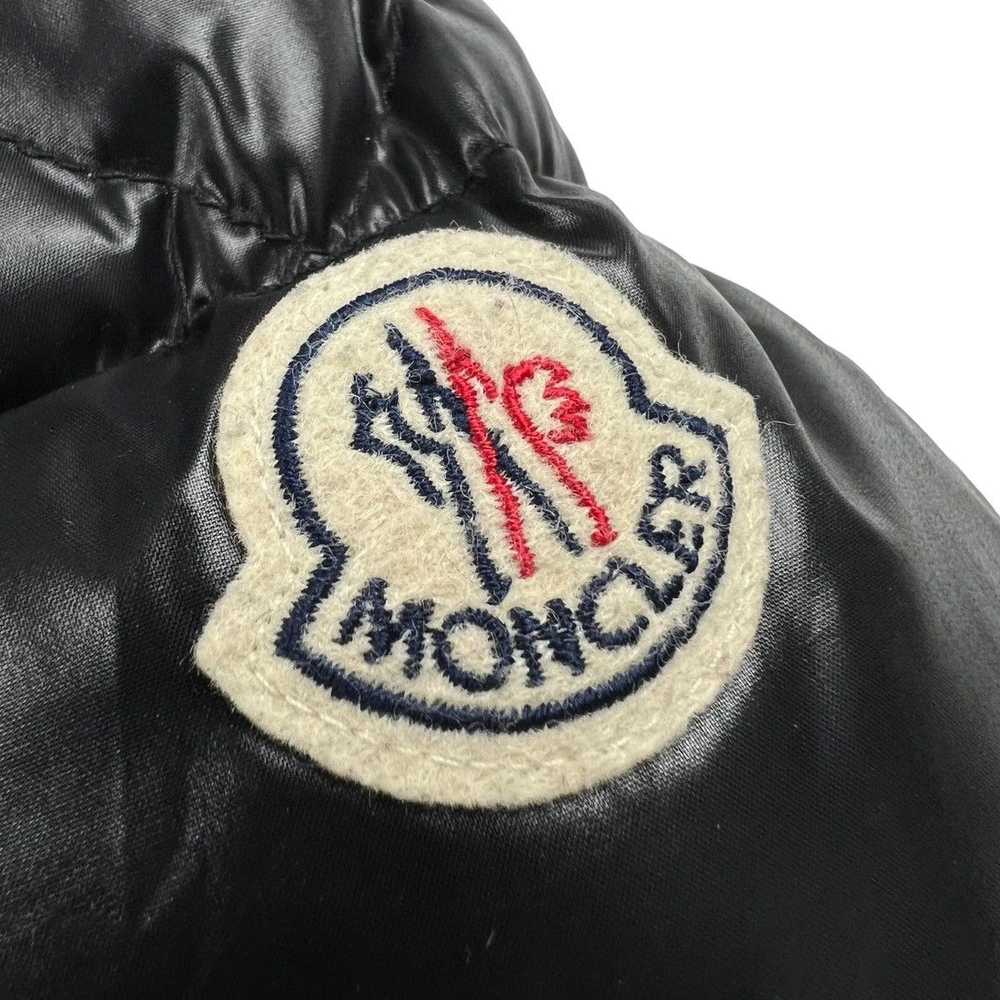 Moncler Moncler Aubert Black & Red Puffer Jacket - image 3