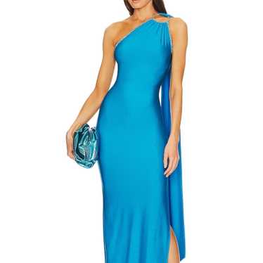 Revolve One Shoulder Cut Out Gown in Blue
Khanums - image 1