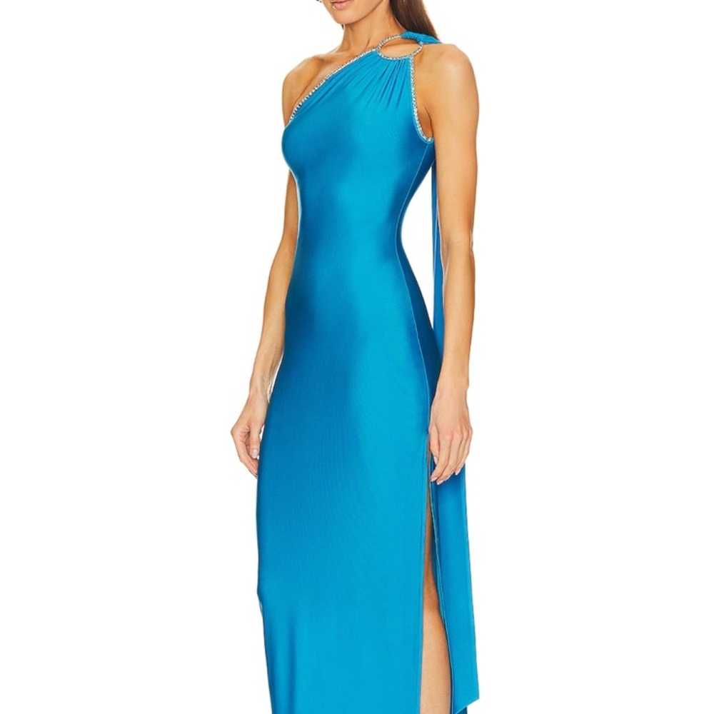 Revolve One Shoulder Cut Out Gown in Blue
Khanums - image 3