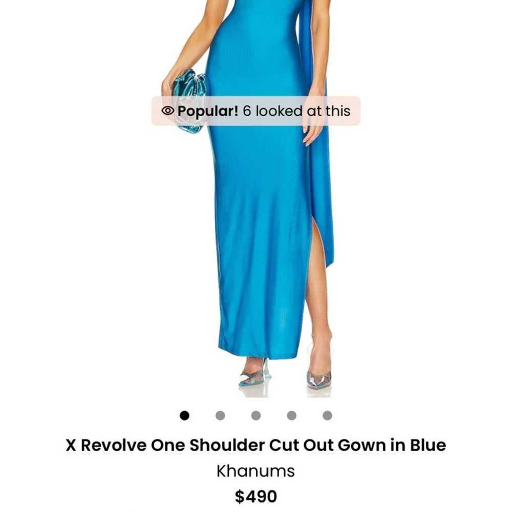 Revolve One Shoulder Cut Out Gown in Blue
Khanums - image 4