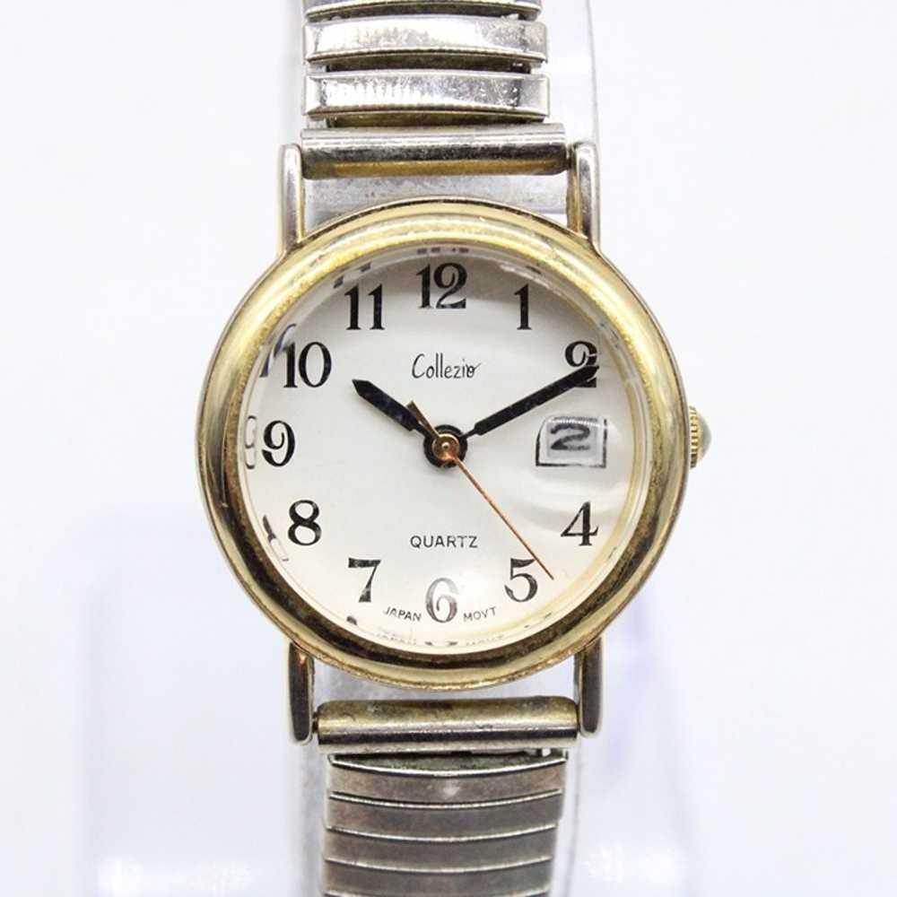 Vintage Collezio Watch Womens Gold Tone Steel Eas… - image 2