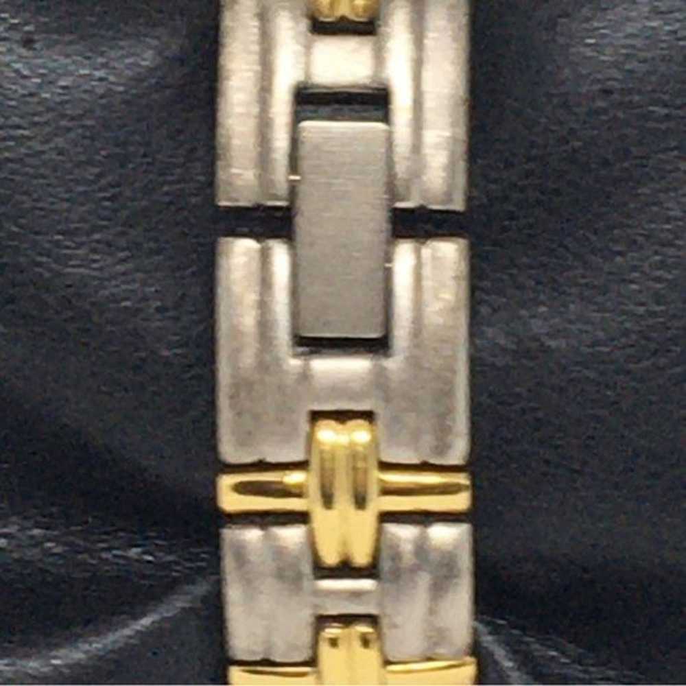 Vintage Anne Klein Brushed Silver & Bright Gold W… - image 3