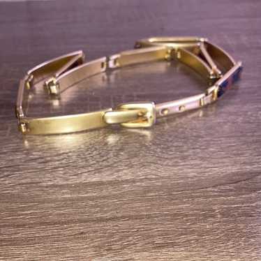 Womens Small Unbranded Vintage Gold Tone Metal Bel