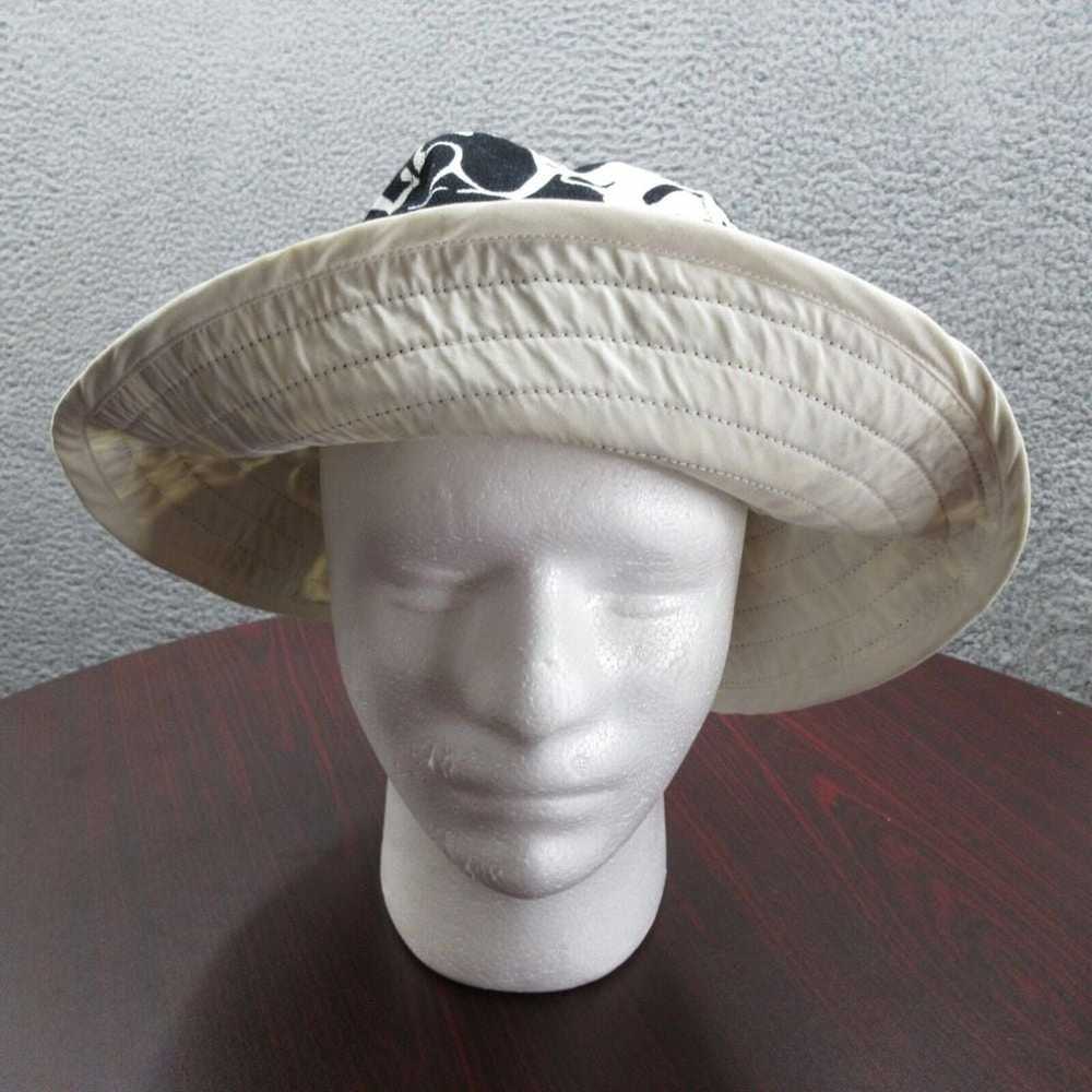 Jantzen Vintage Bucket Hat Black White Floral Y2K… - image 2