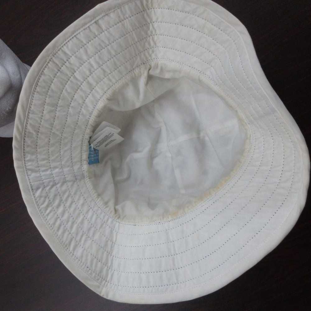 Jantzen Vintage Bucket Hat Black White Floral Y2K… - image 6