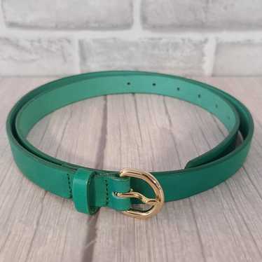 Vintage J.Crew Italian Leather Teal Green Leather 