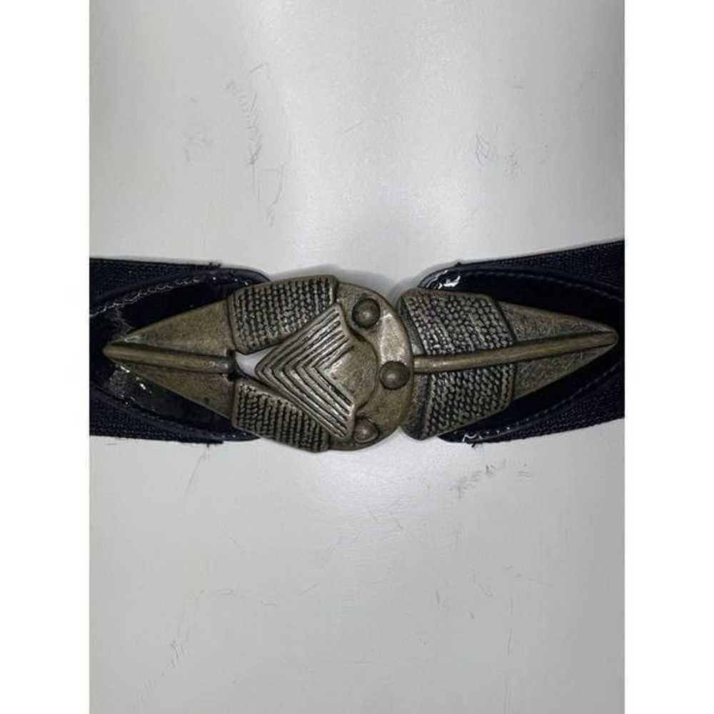 Vintage Omega metal arrow elastic band belt size … - image 2