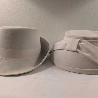 Two Vintage Mid-Century Classical Hats - image 1